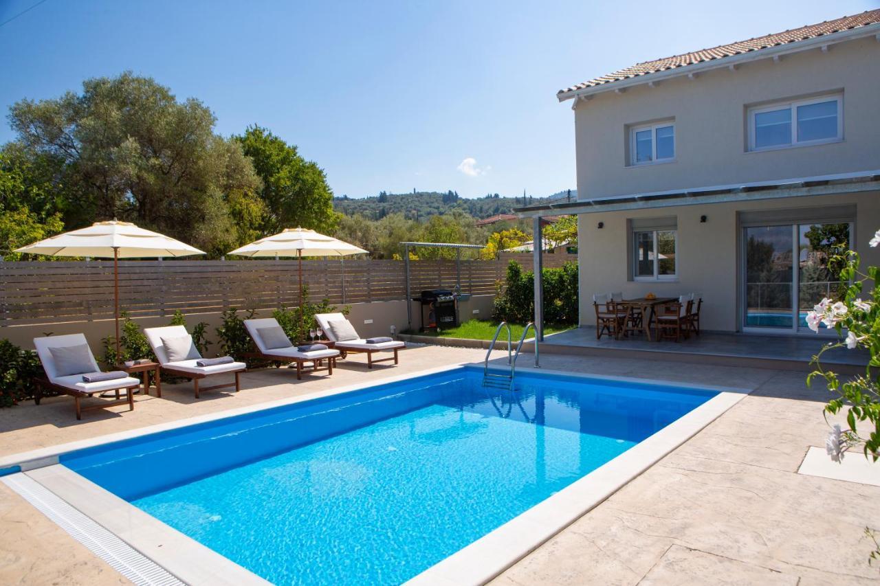 Grappolo Lefkada Villas - Villa Vertzami Just 2 Km From Lefkada Town Apólpena Kültér fotó