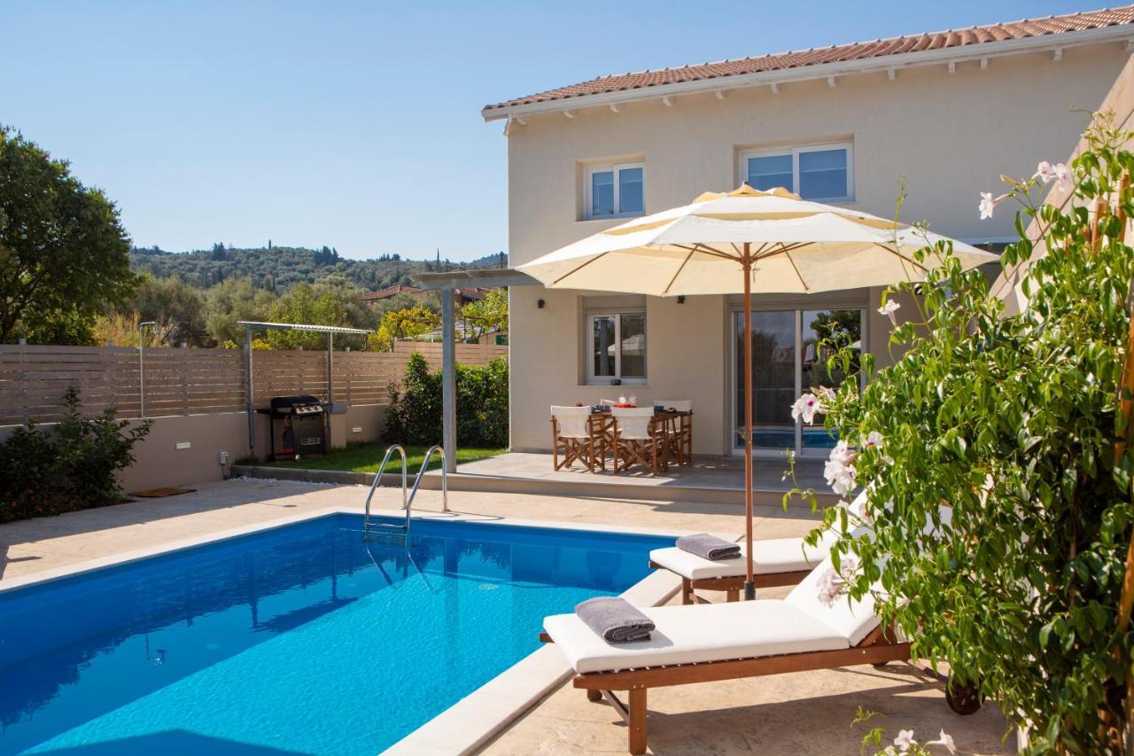 Grappolo Lefkada Villas - Villa Vertzami Just 2 Km From Lefkada Town Apólpena Kültér fotó