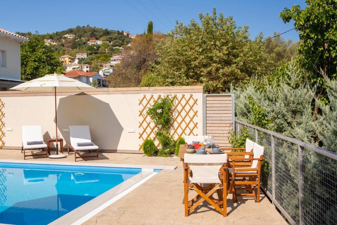 Grappolo Lefkada Villas - Villa Vertzami Just 2 Km From Lefkada Town Apólpena Kültér fotó