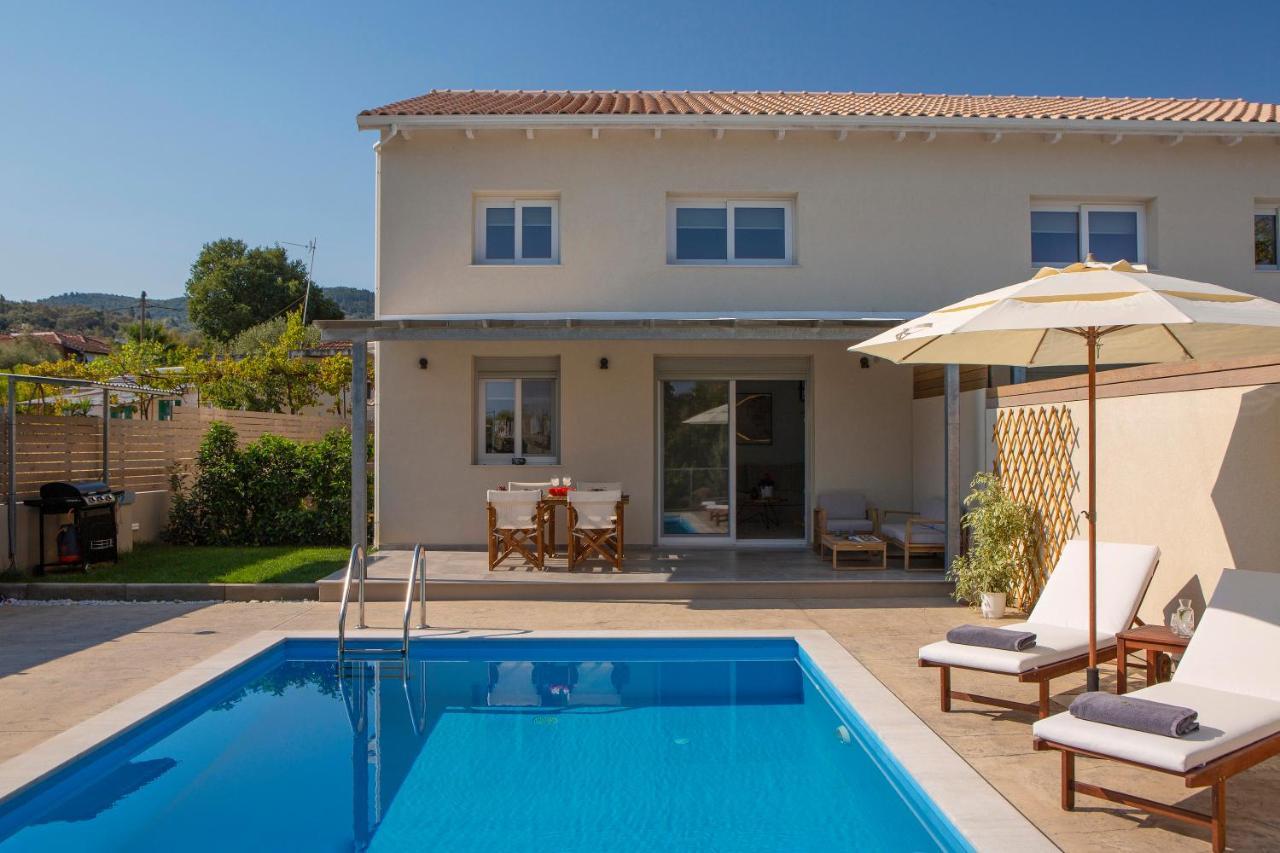 Grappolo Lefkada Villas - Villa Vertzami Just 2 Km From Lefkada Town Apólpena Kültér fotó